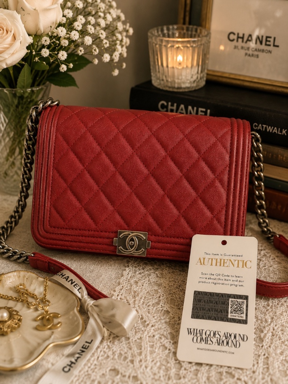 Chanel medium boy flap bag